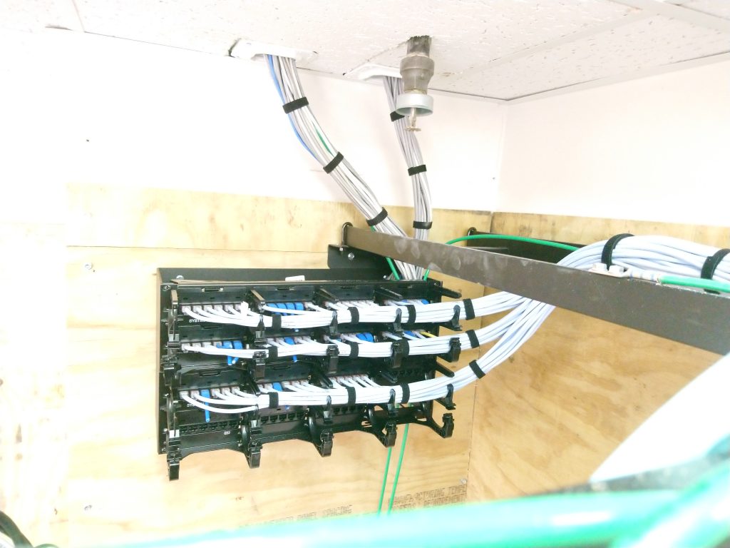 Network rack after rehab