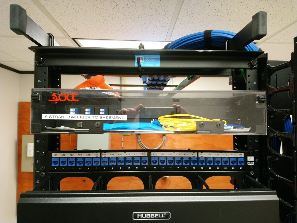 Network rack top